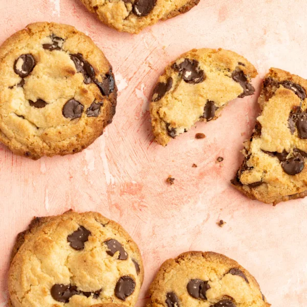 Olijfolie-chocolate chip cookies
